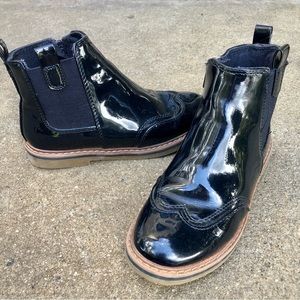 Zara navy blue size 31 or 13-13.5 girls booties